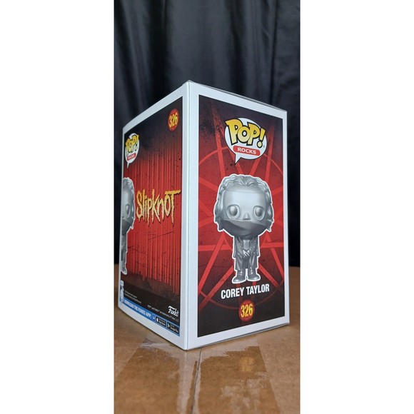 Funko Pop! Vinyl Figure Rocks Slipknot Corey Taylor (Platinum) 326 - Picture 7 of 9